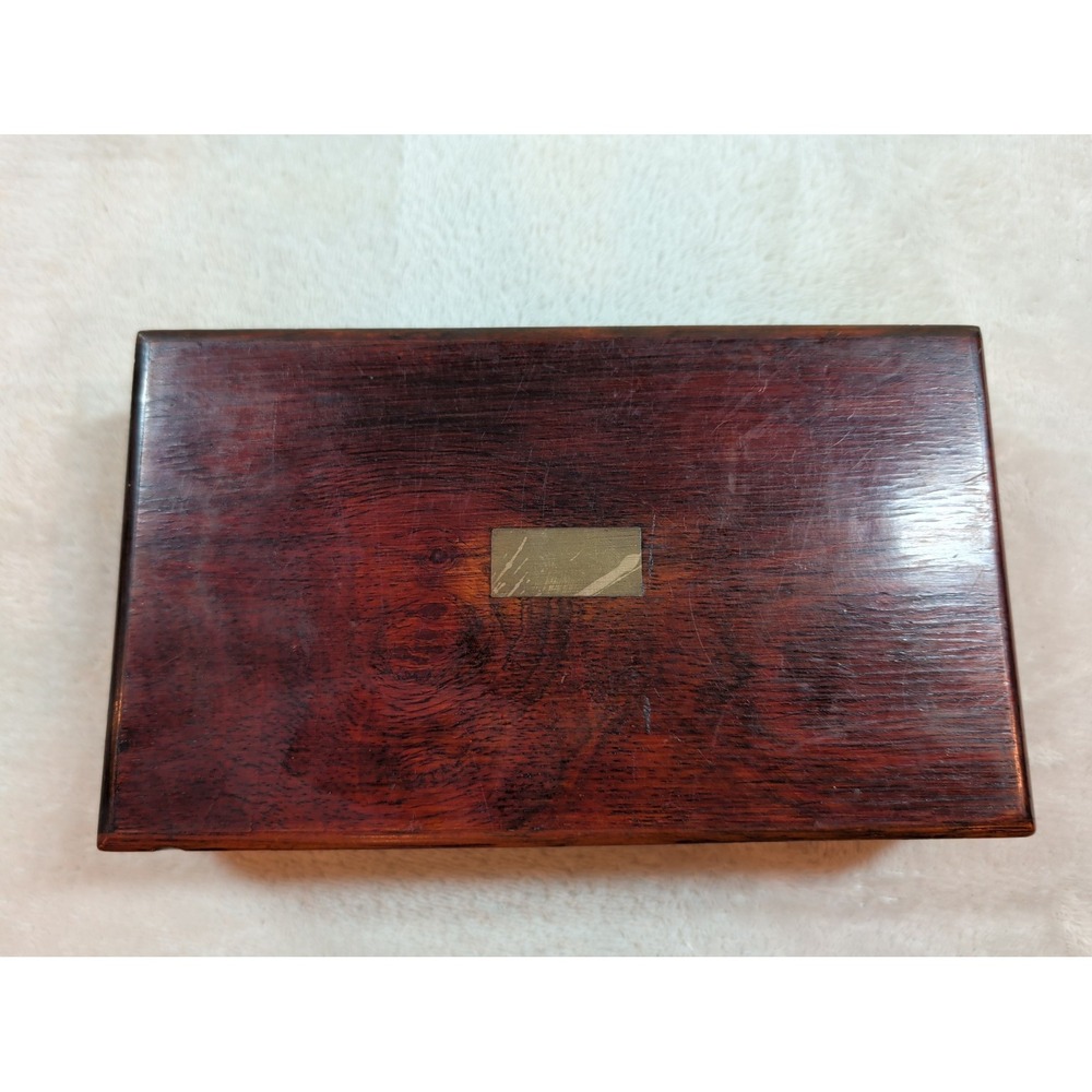 Antique Compas Superieurs Brevete SGDG Drafting Set Rosewood Case French Brass - Picture 6 of 11